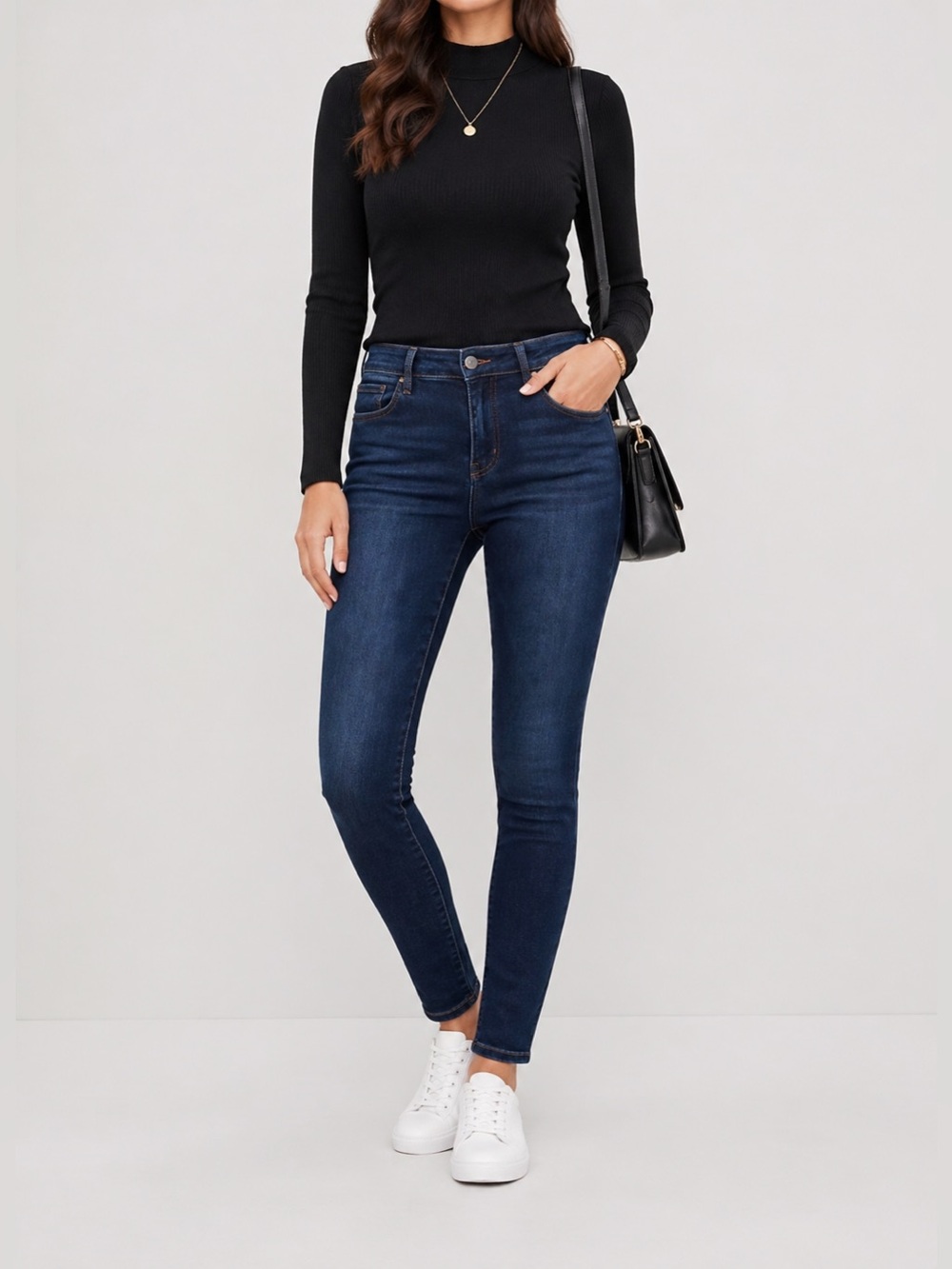 Articles of Society Dark Wash Skinny Jeans Mid Rise Stretch Denim Size 28